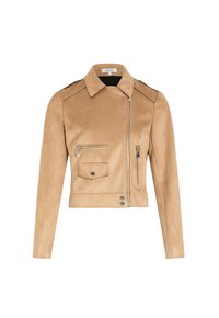 Morgan Veste en similicuir camel