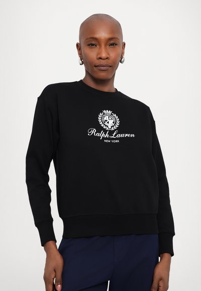 Polo Ralph Lauren STANDARD LONG SLEEVE - Sudadera - black/white