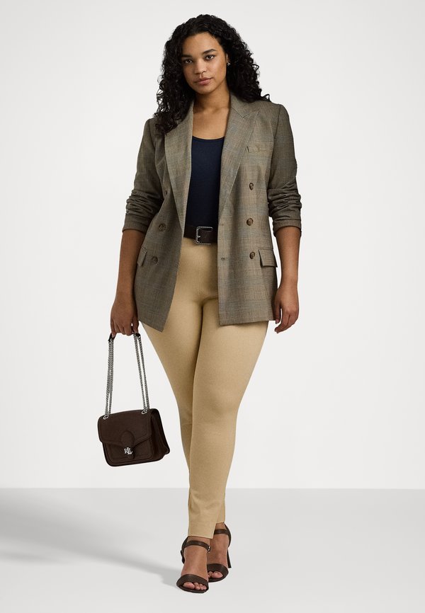 STRETCH COTTON SKINNY TROUSER - Trousers - birch tan3