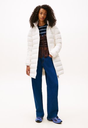 Tommy Jeans, ESSENTIAL - Páperový kabát - ecru