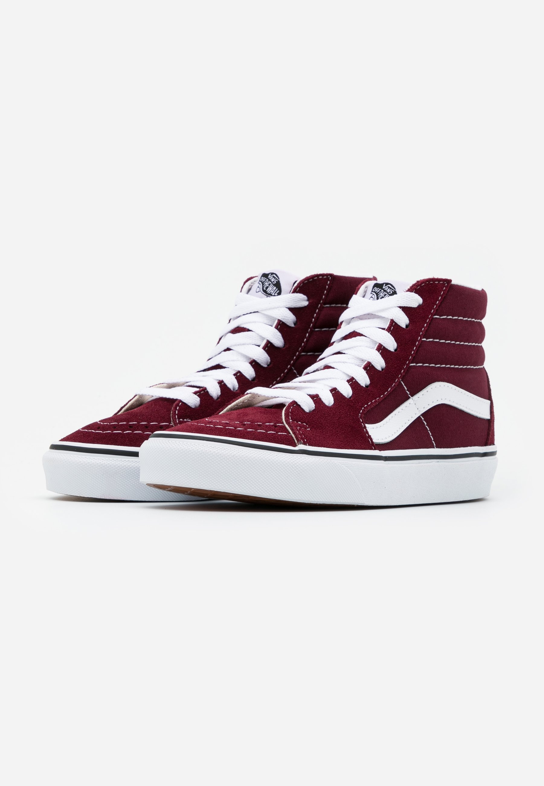 vans rosse scuro