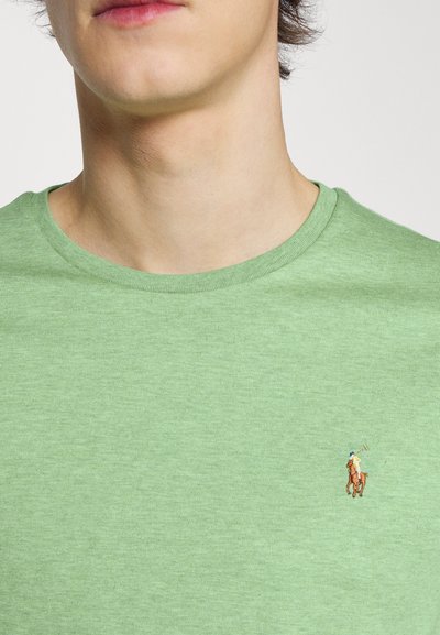 Polo Ralph Lauren CUSTOM SLIM FIT SOFT COTTON T-SHIRT - T-shirt básica - outback green heather