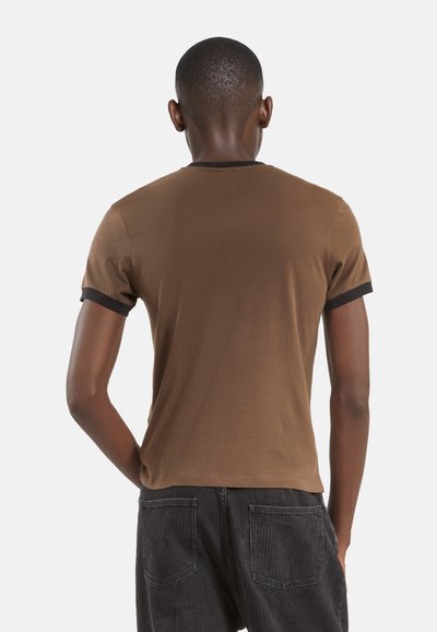 The Kooples T-shirt con stampa - dark brown