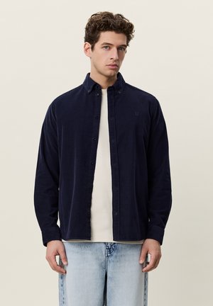 Les Deux, PINWALE SHIRT - Риза - dark navy