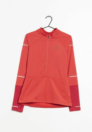 Tröja med dragkedja - red