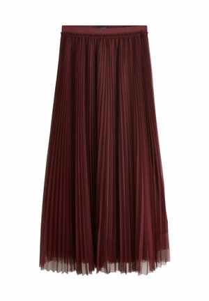 REGULAR FIT - Faltenrock - burgundy/red