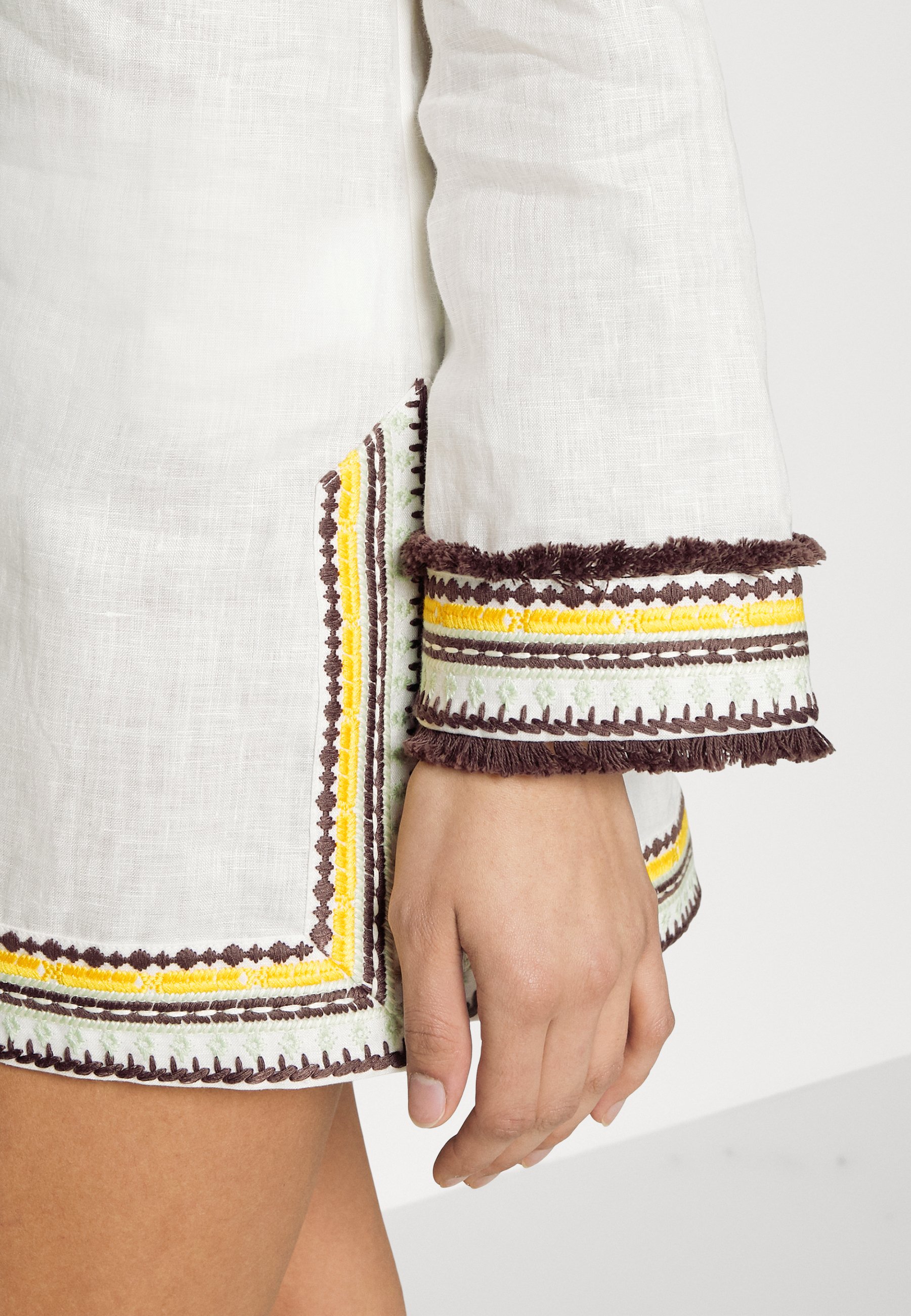 embroidered beach tunic tory burch
