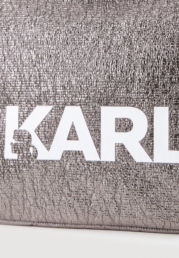 ESSENTIAL COATED BIG LOGO UNISEX - Tote bag - gunmetal