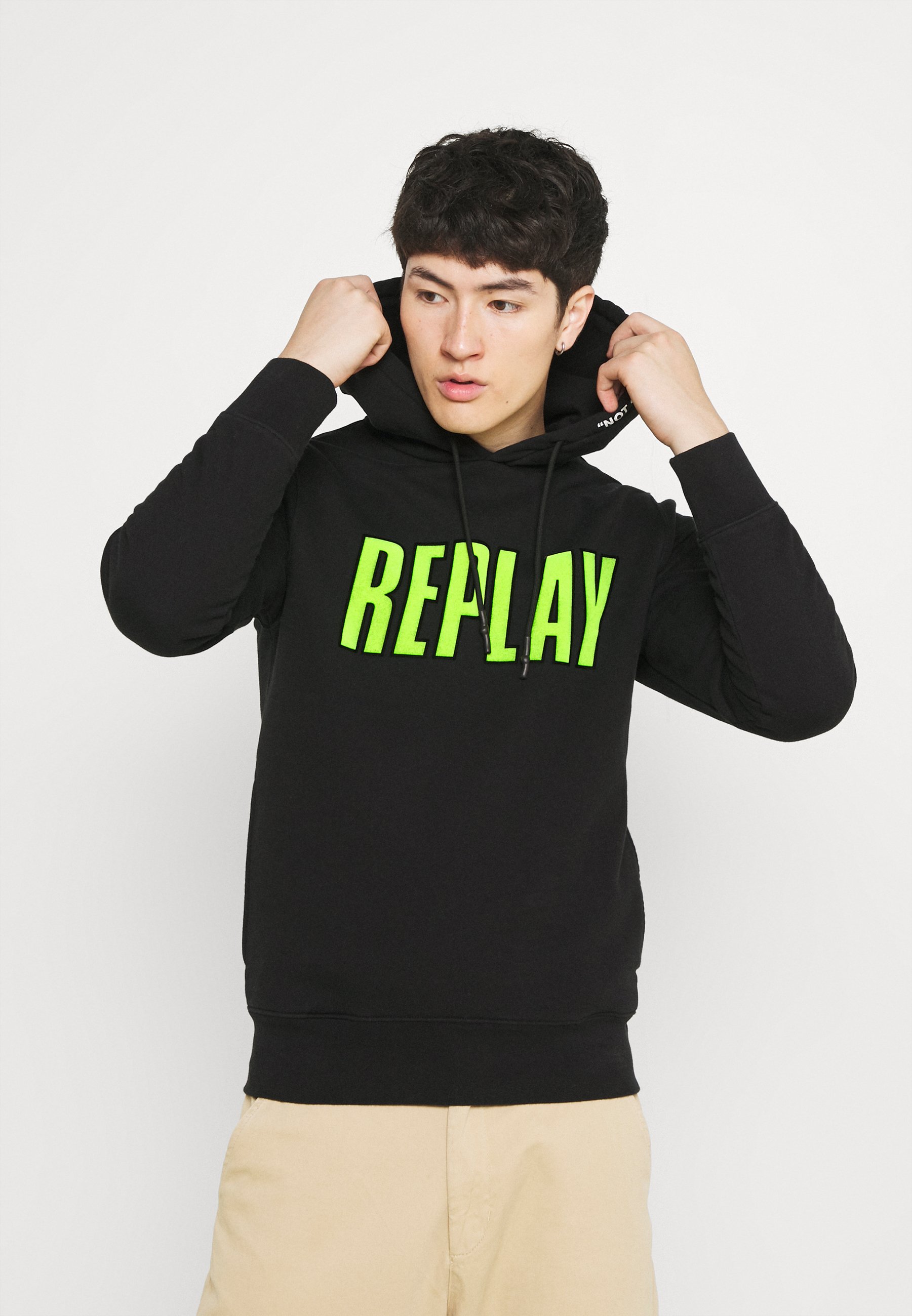 Replay Sudadera - black/negro - Zalando.es