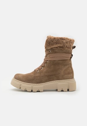 Gabor Platform ankle boots - farro/panna