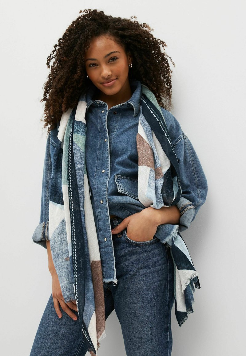 Next LIGHTWEIGHT  - Bufanda - blue geo