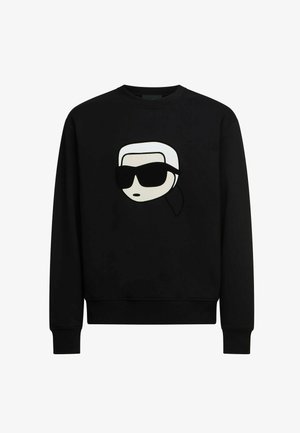 KARL LAGERFELD, KARL LAGERFELD SWEATSHIRT LARGE IKON - Felpa - black