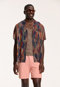 Shiwi LEAVES - Srajca - black multicolor