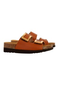Scholl À ENFILER  MONTEREY STRAPS - Pantofle - camel
