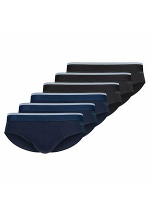 6ER PACK - BRASIL STRETCH - Slip - blau/schwarz