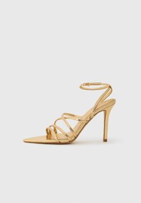 SOLANIA - Sandalen met hoge hak - gold-coloured