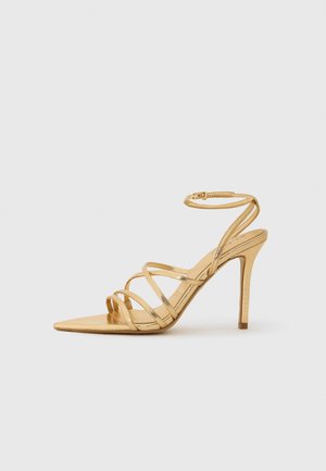 SOLANIA - Sandaler med høye hæler - gold-coloured