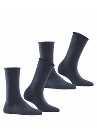 Esprit BASIC PURE 2-PACK - Socken - navyblue m