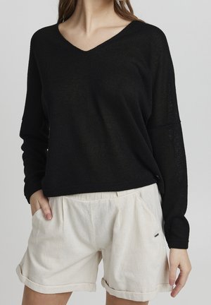 Strickpullover - black
