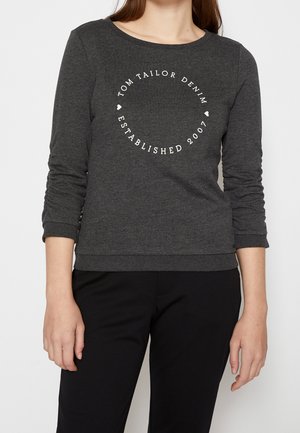 Sweatshirt - mottled grey