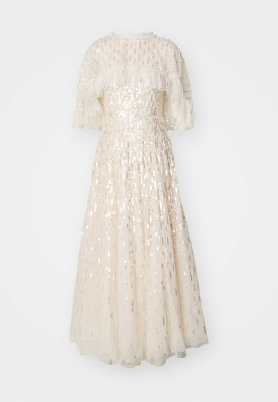 Needle & Thread SEQUIN DASH CAPE ANKLE GOWN - Gallakjole - cream