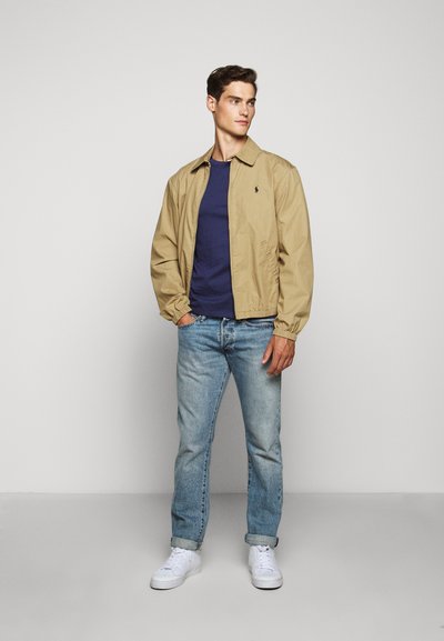 Polo Ralph Lauren CUSTOM SLIM FIT JERSEY CREWNECK T-SHIRT - T-shirt básica - boathouse navy