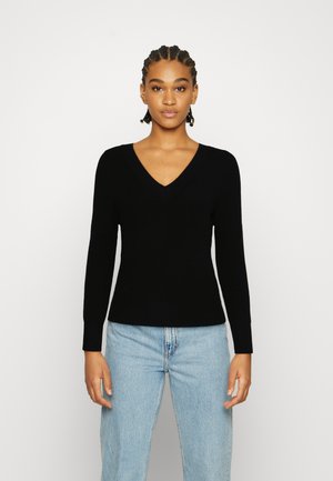ONLKATIA V NECK - Maglione - black