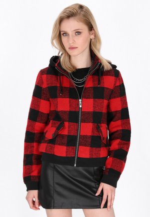 ROCKS  - Light jacket - red black