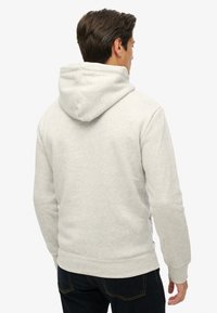 Superdry & Co ESSENTIAL LOGO  - Felpa con cappuccio - glacier grey marl