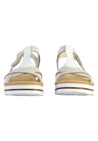 Rieker EVEREST  - Sandalen met plateauzool - blanc