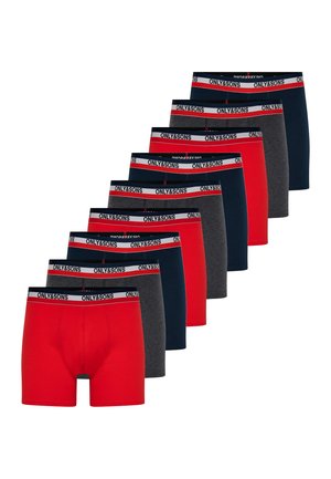 Kurze Boxershorts - grau   blau