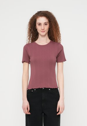 ONLTENNA O-NECK SS JRS NOOS - T-shirt basic - rose brown