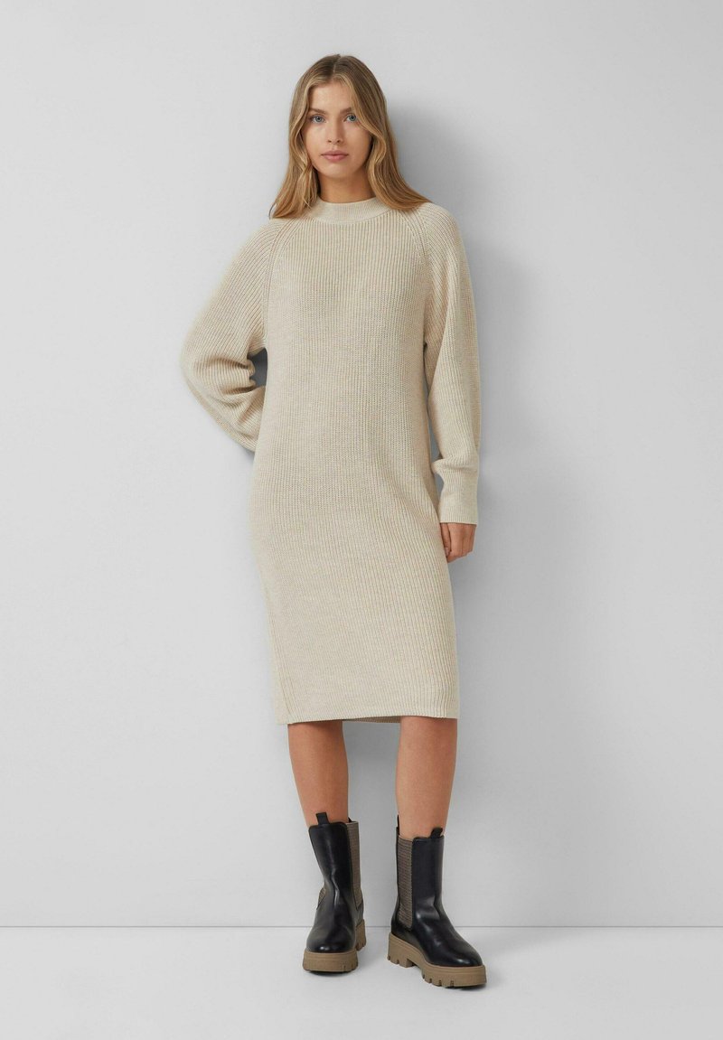 beige jumper dress s.Oliver - image-swap The mini dress is Set Option:Dress & Headband