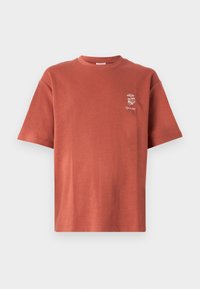 SLHLOOSEOSCAR GRAPHIC O NECK TEE - Camiseta estampada - etruscan red