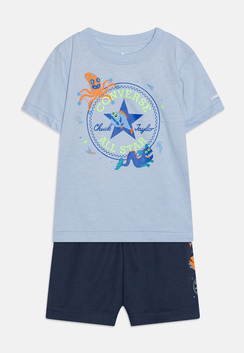 Converse T-shirt print donkerblauw Converse T-shirt print donkerblauw
