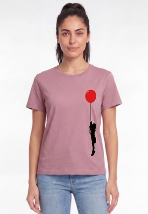watapparel, MÄDCHEN MIT LUFTBALLON (PRINT) - T-Shirt print - lilac dream
