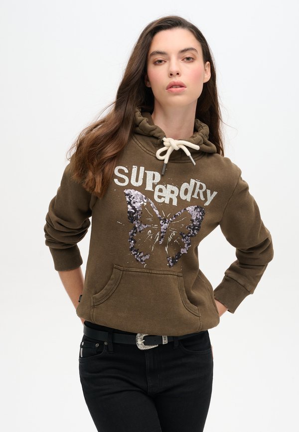 EMBELLISHED PUNK GRAPHIC - Kapuzenpullover