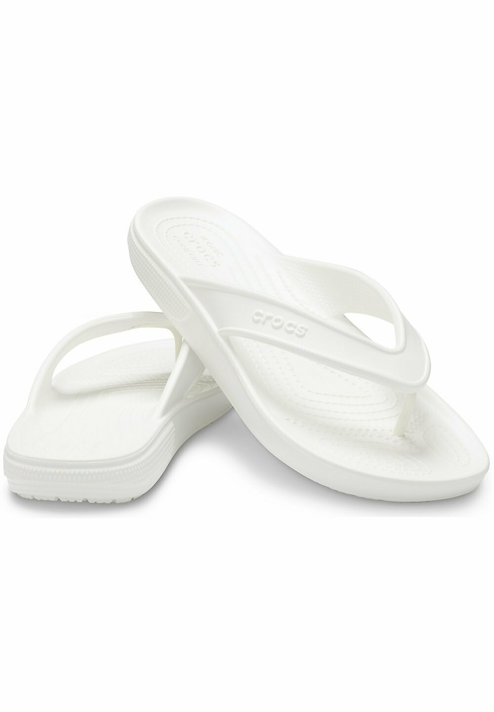 Crocs Chanclas de dedo - white/crema - Zalando.es