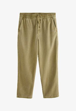 Next, BAGGY FIT - AUTHENTIC WASHED ELASTICATED TROUSERS . - Baggy-farkut - mustard yellow