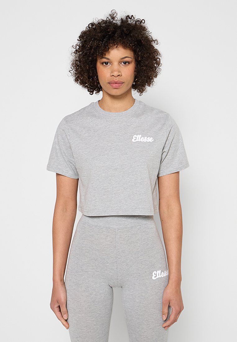 Ellesse T-shirt print lichtgrijs