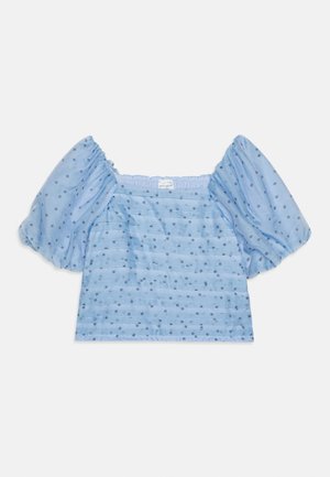 Abercrombie & Fitch, PUFF SLEEVE EMERSON - Μπλούζα - blue