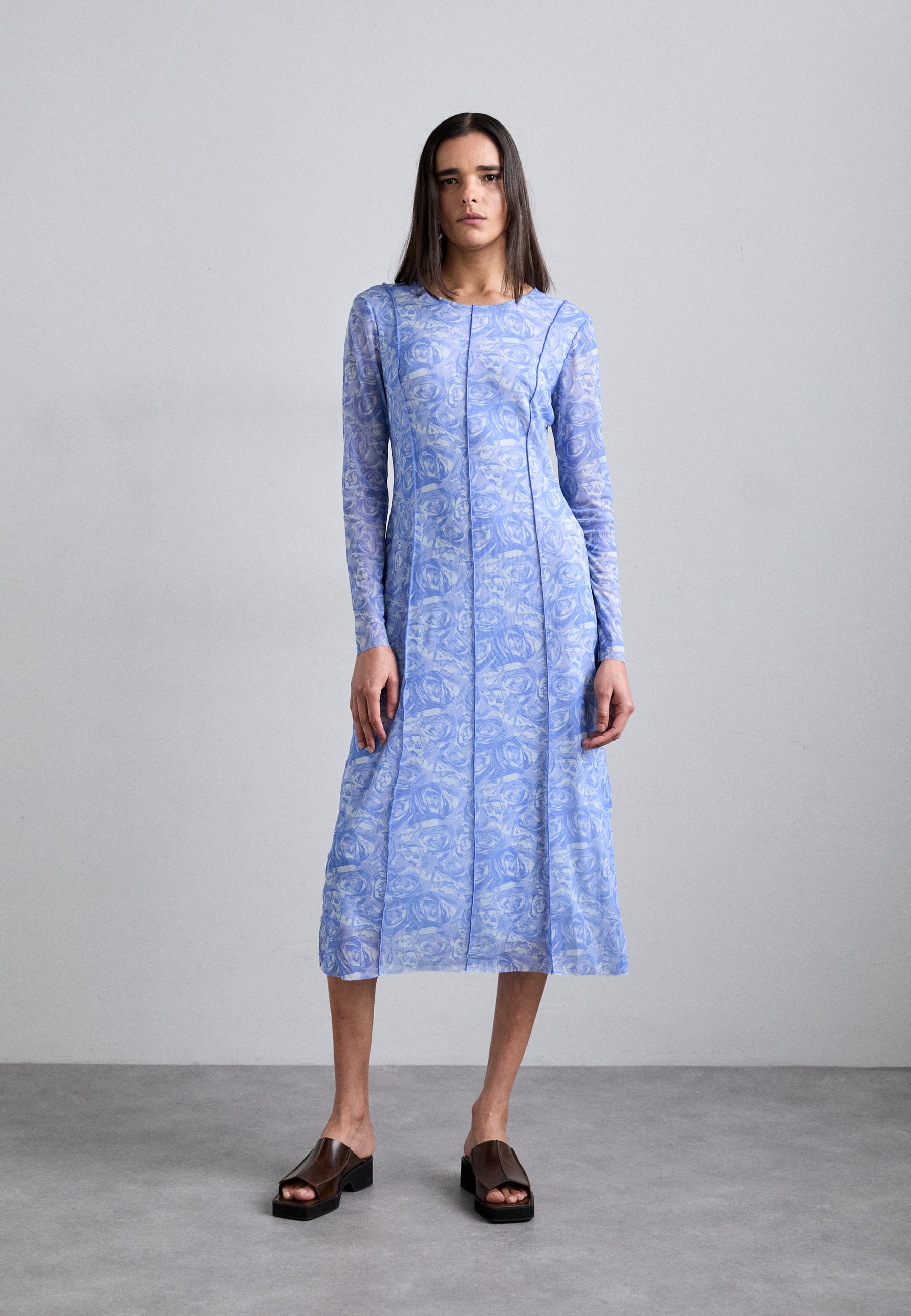 nco dress blues Baum Und Pferdgarten Aemiley Dress in Blue Wave – Order Of Style main image 0