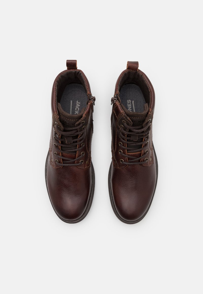 Herren Schnürboots | Jack & Jones JFWWOODFORD BOOT Schnürstiefelette brown stone/braun - NL14796 Herren Schnürboots | Jack & Jones JFWWOODFORD BOOT Schnürstiefelette brown stone/braun - NL14796