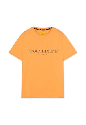 T-shirt med print - orange