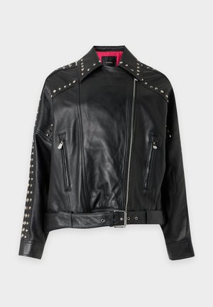 Pinko, CAMELIA CHIODO - Giacca di pelle - black