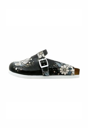 COMFIE BEE WITH FLOWERS - Mules - schwarz