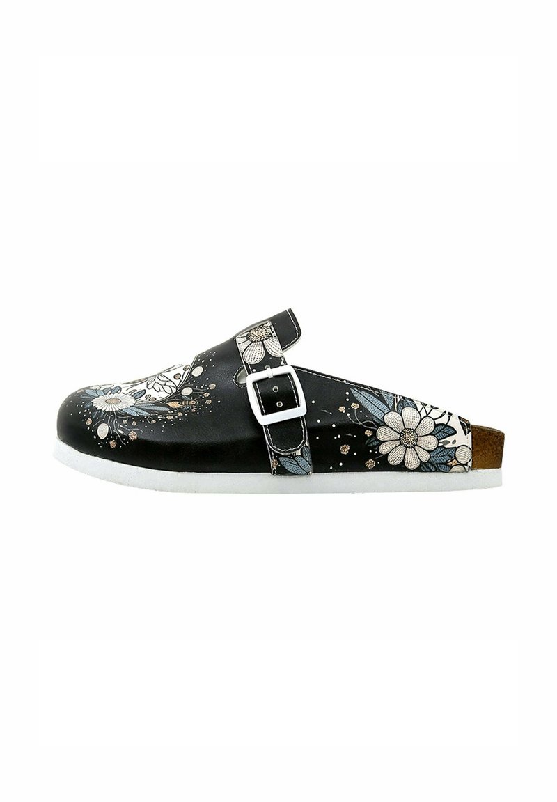 Dogo COMFIE BEE WITH FLOWERS - Mules - schwarz