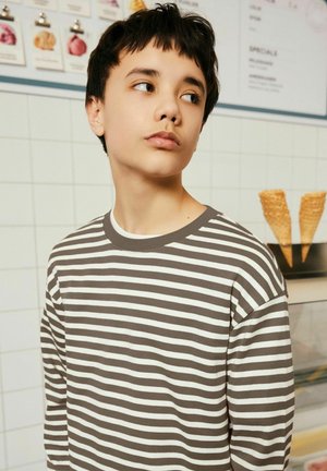 LMTD, OBERTEIL LANGARM UNISEX - T-shirt à manches longues - chocolate chip