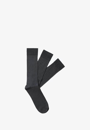 3ER-PACK - Calcetines hasta la rodilla - dark grey
