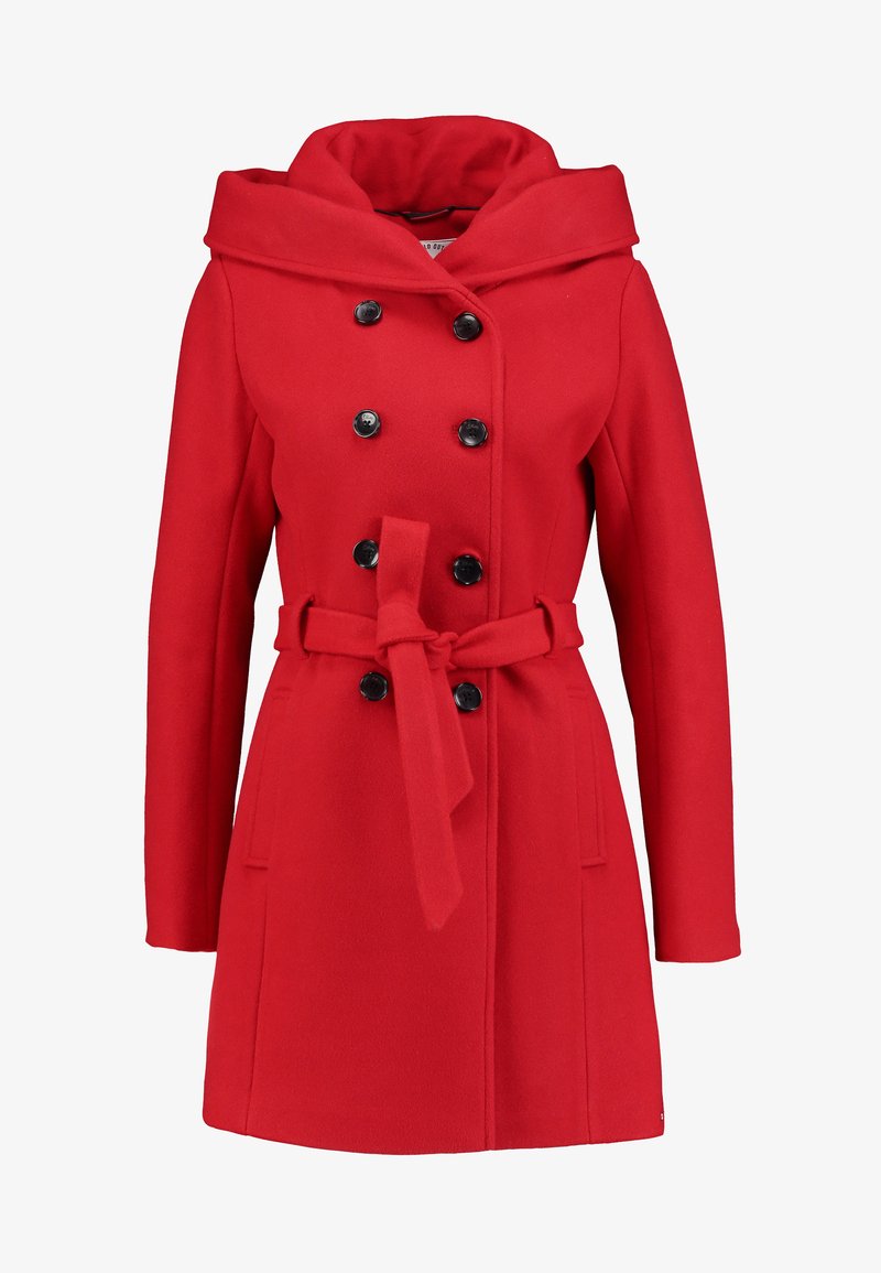 S Oliver Wollmantel Klassischer Mantel Red Carpet Rot Zalando De